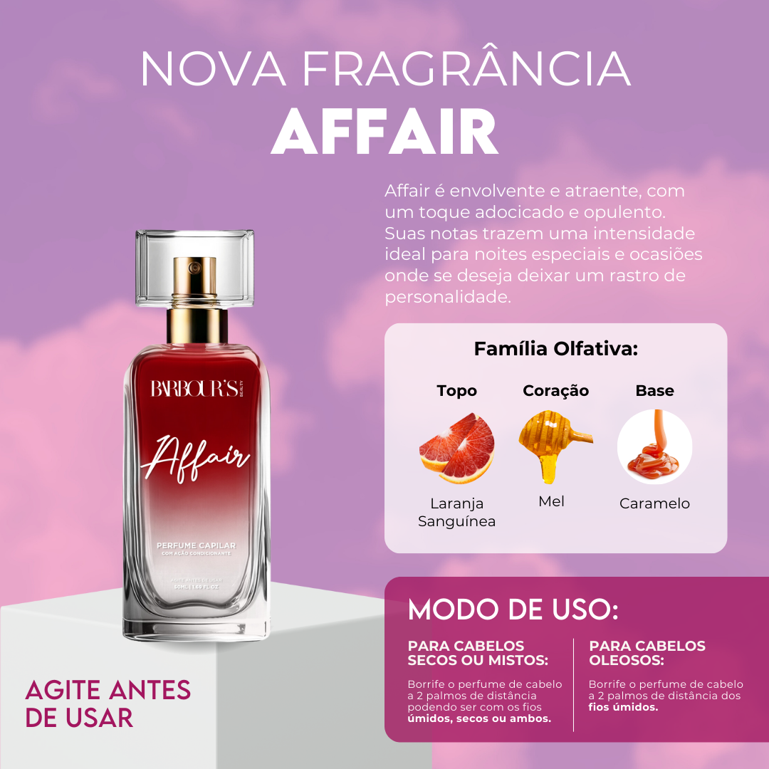 Kit 7 Perfumes para Cabelo