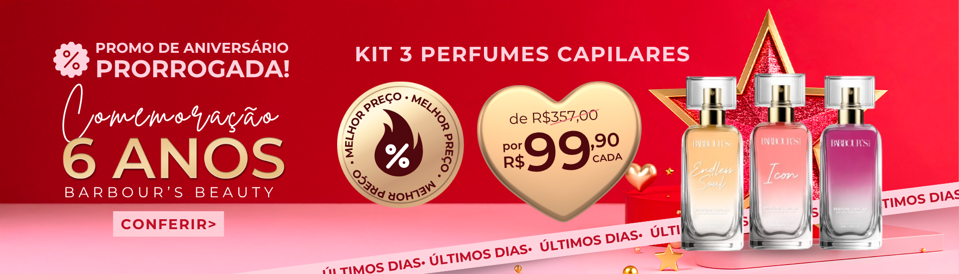 KIT TRIO PERFUMES - 99