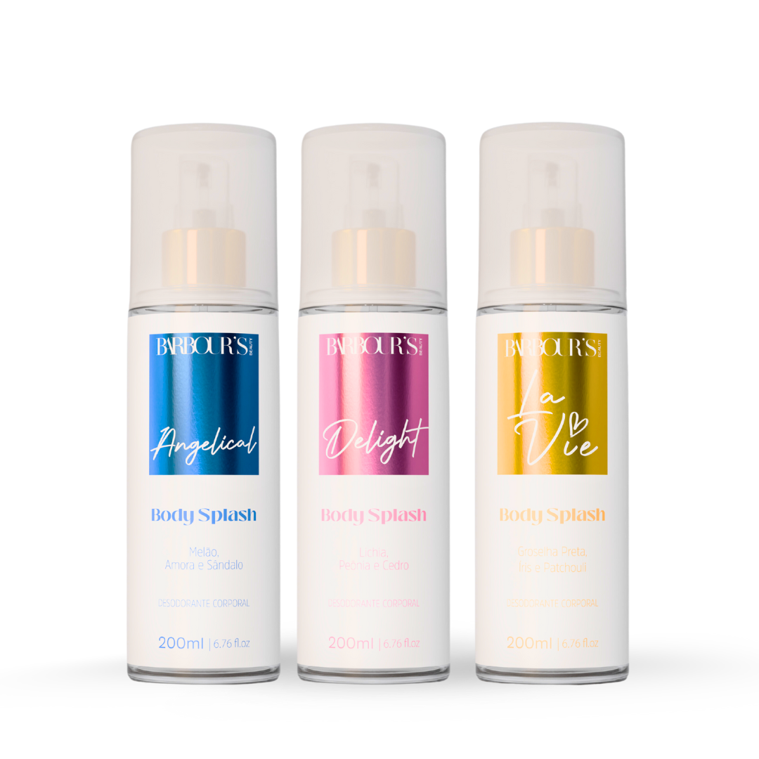 Kit 3 Body Splash - Angelical, La Vie, Delight