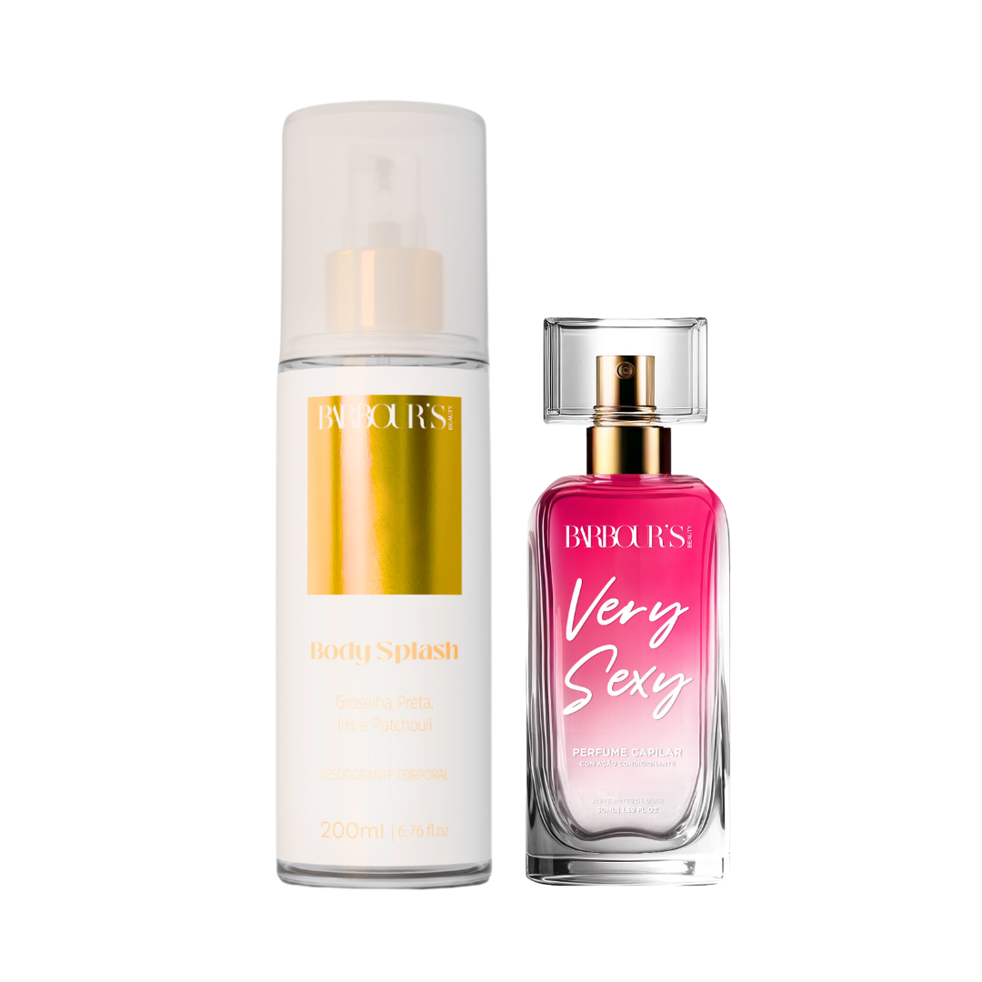 Kit Body Splash Living Grace + Perfume de Cabelo Very Sexy