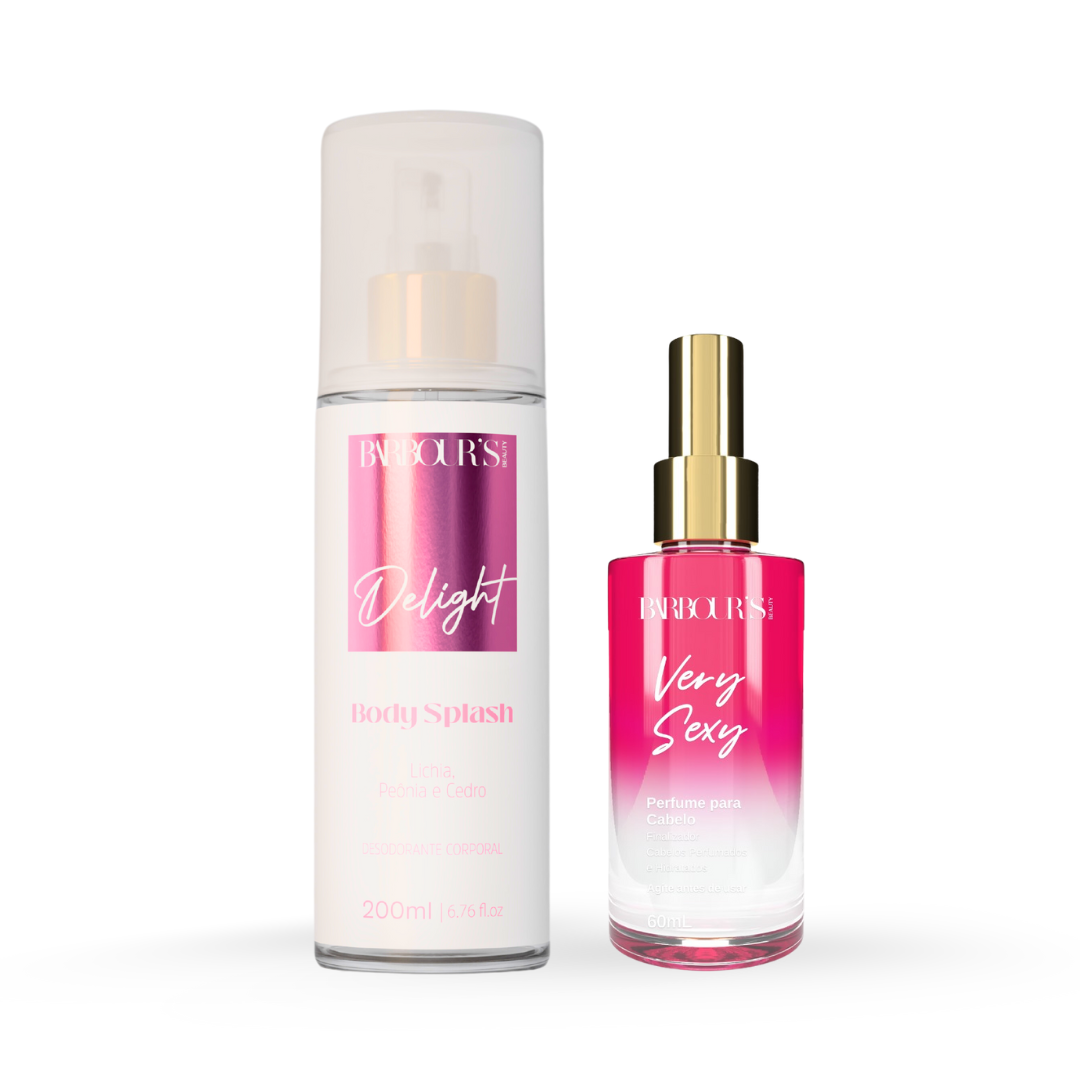 Kit Body Splash Delight + Perfume de Cabelo Very Sexy