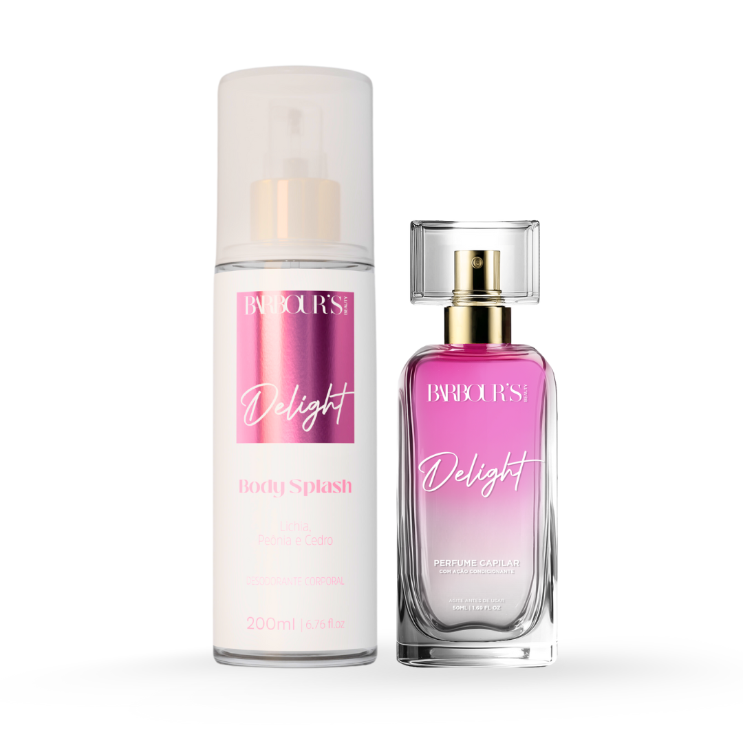 Kit Body Splash + Perfume de Cabelo Delight