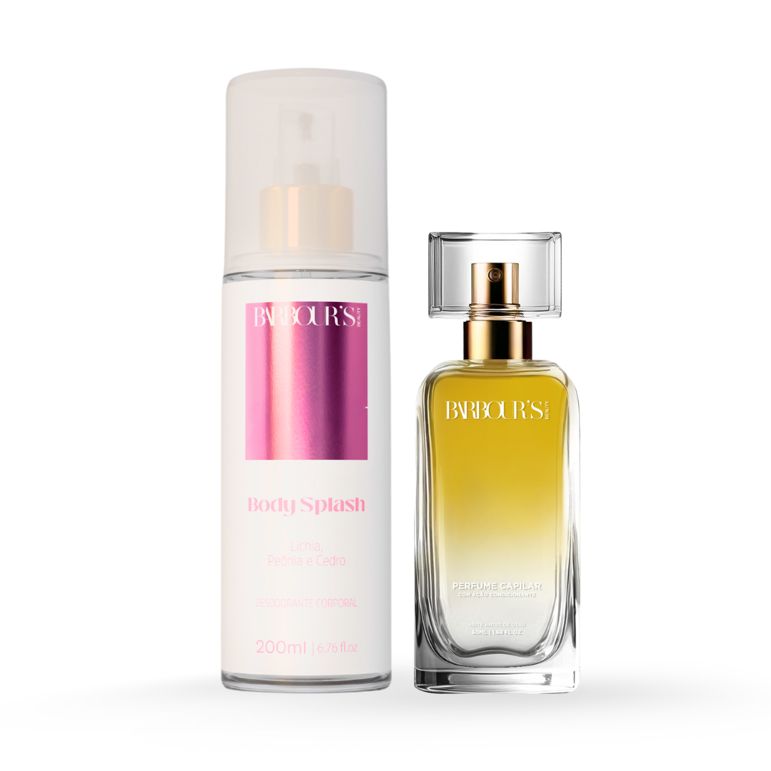 Kit Body Splash My Sweet Delight + Perfume de Cabelo Living Grace