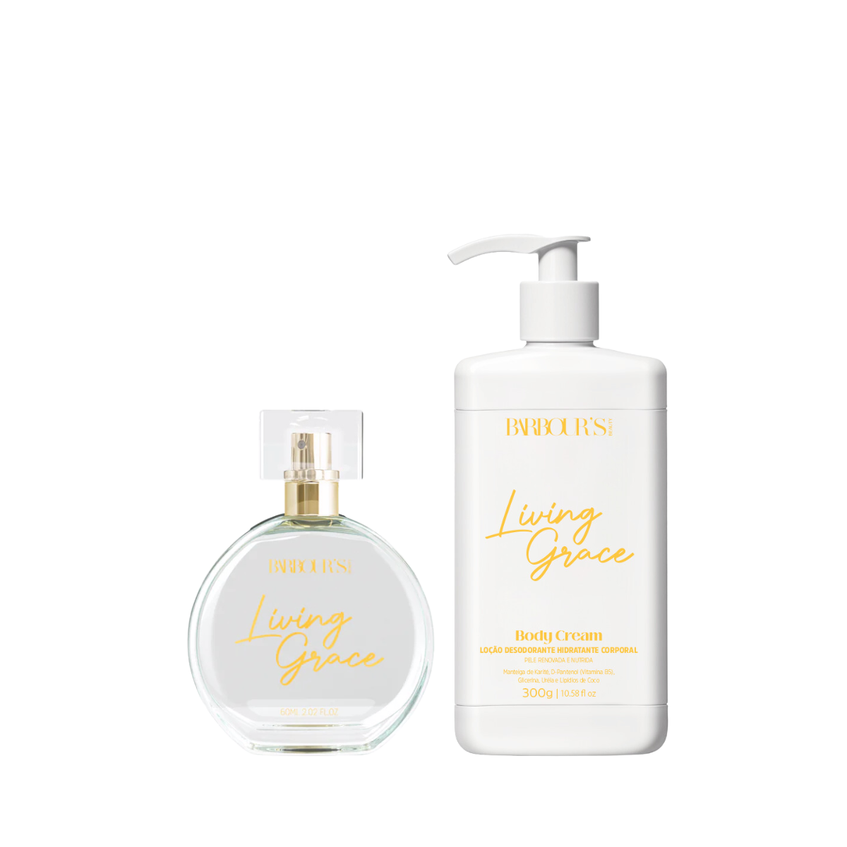 Kit Desodorante Colônia e Body Cream Living Grace