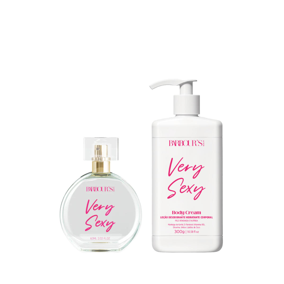 Kit Desodorante Colônia e Body Cream Very Sexy