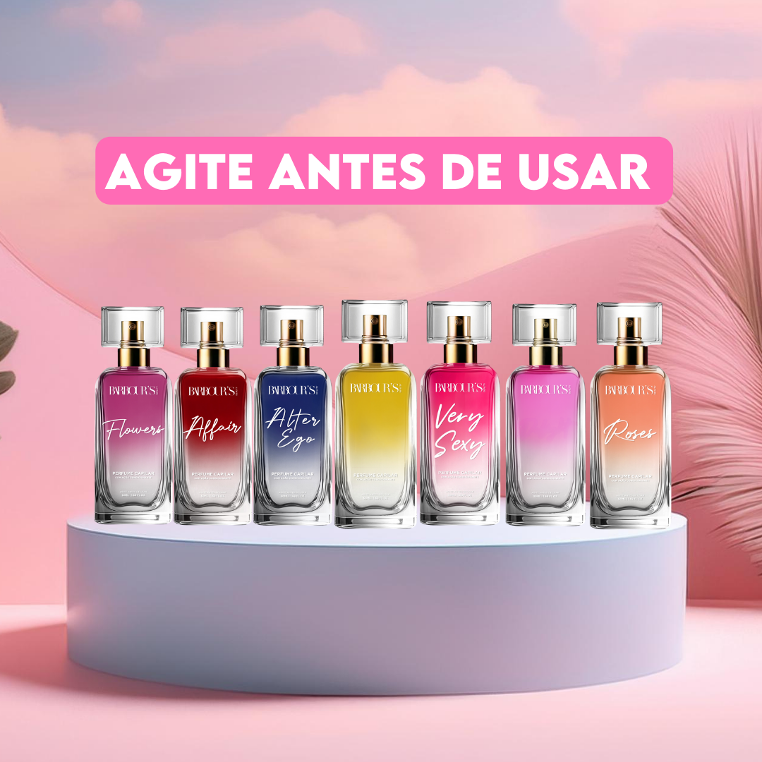 Kit 7 Perfumes para Cabelo