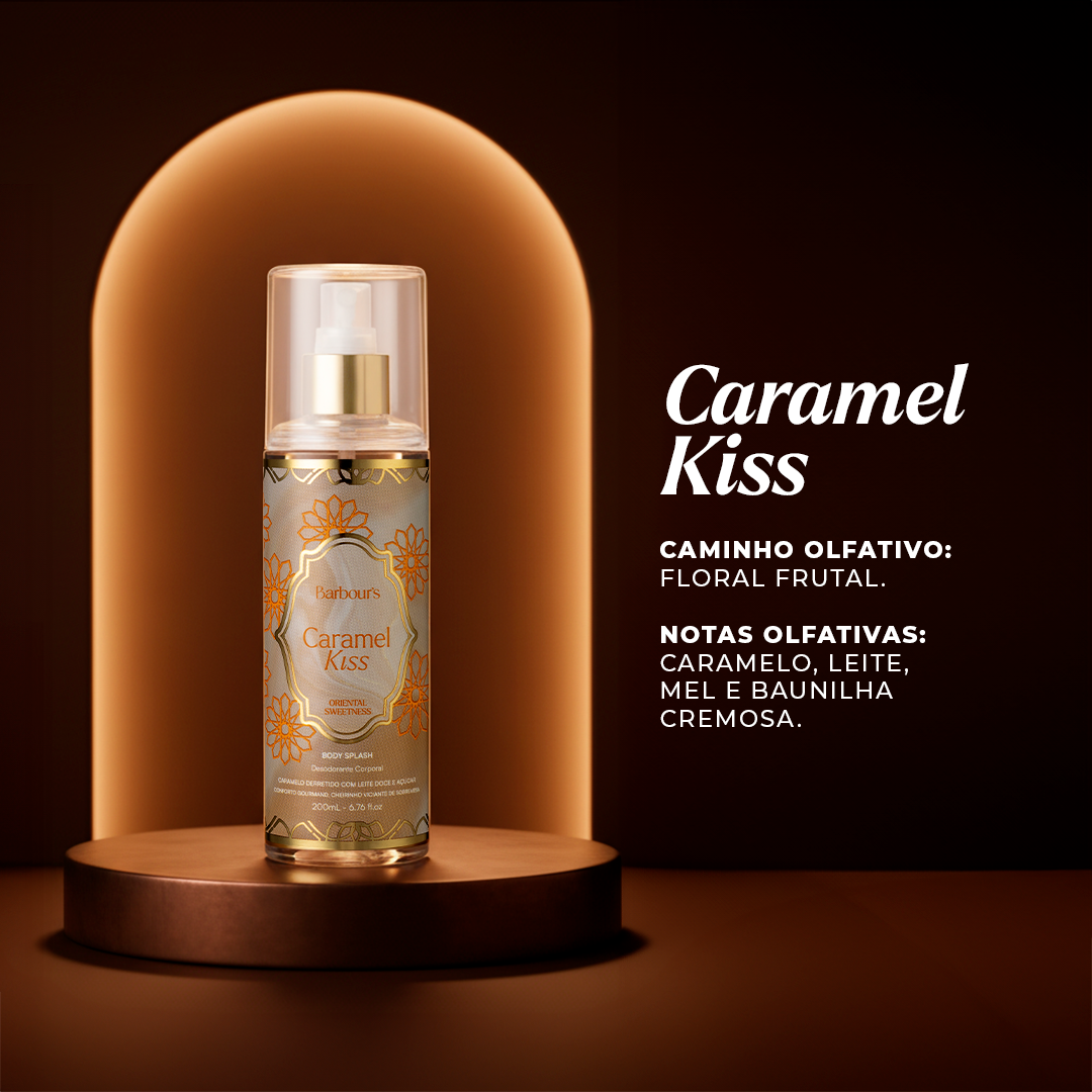 Body Splash Caramel Kiss Desodorante Colônia 200ml