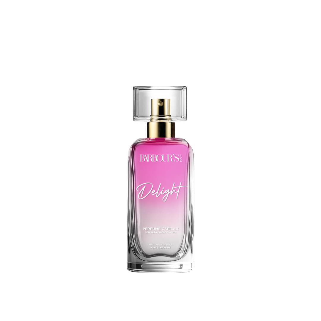 Perfume para cabelo Delight / finalizador termoativo