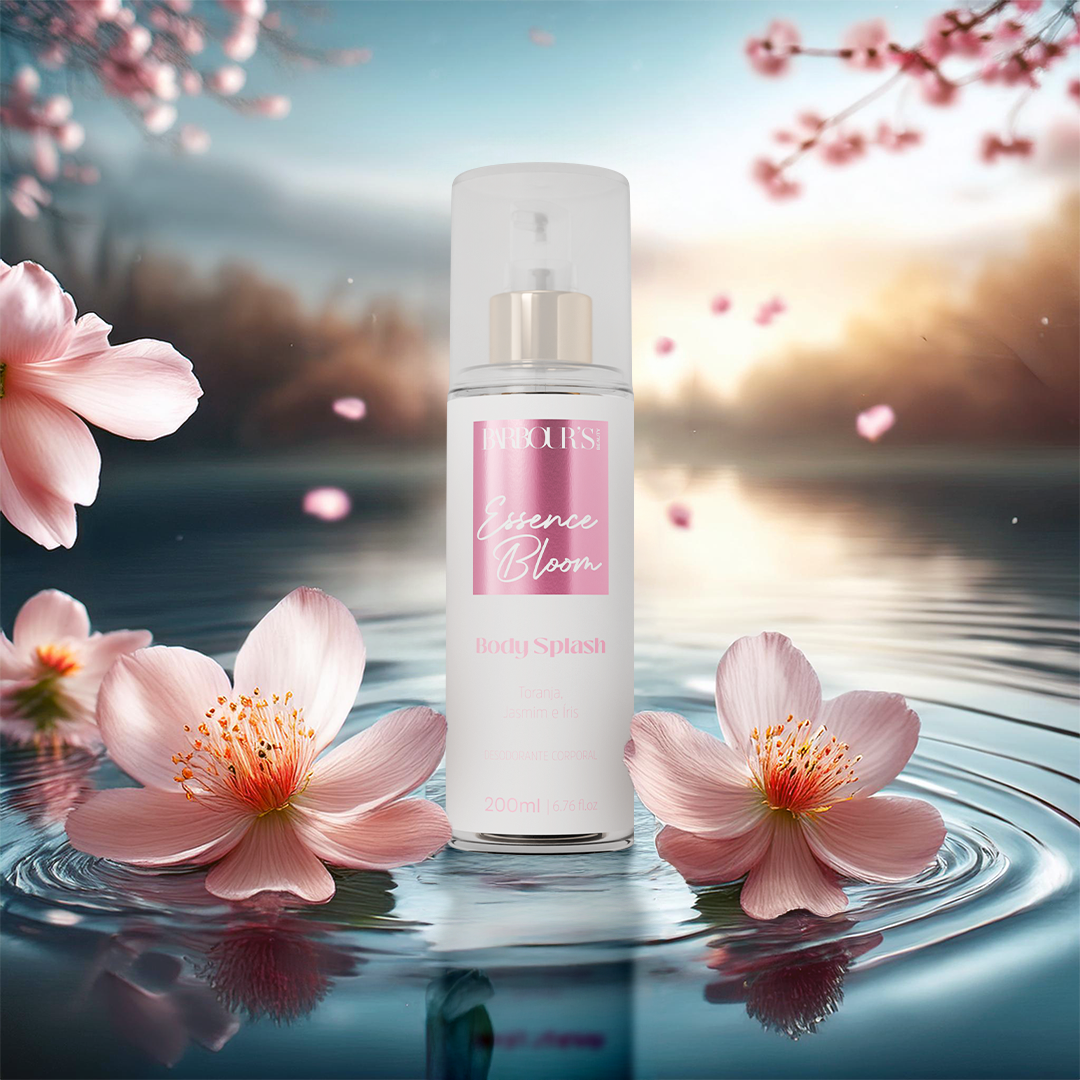 Body Splash Essence Bloom Desodorante Colônia 200ml