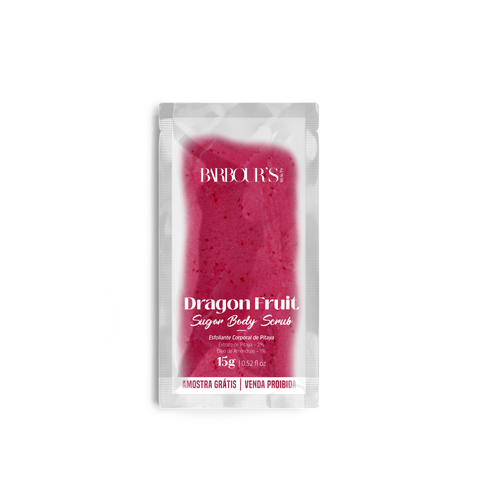 Amostra Esfoliante Corporal de Pitaya - Dragon Fruit Sugar Body Scrub - 15g