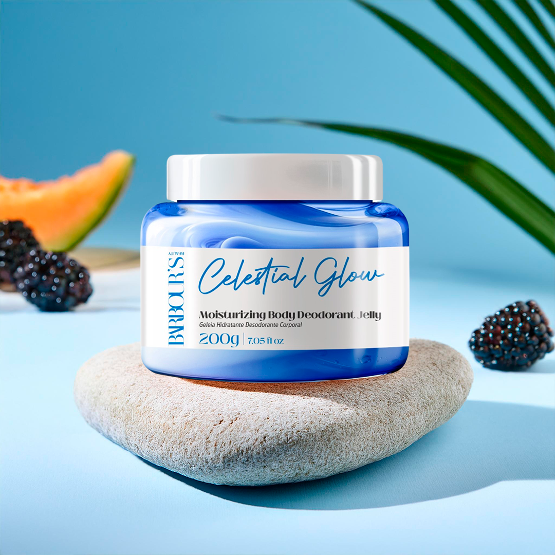 Kit Geleia Hidratante Desodorante + Body Splash Corporal Celestial Glow