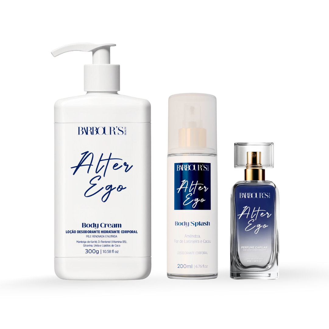 Kit Alter Ego - Perfume de Cabelo, Body Splash e Body Cream