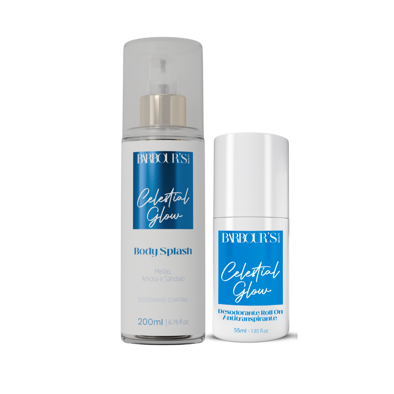 Kit Body Splash + Desodorante Roll-on Celestial Glow