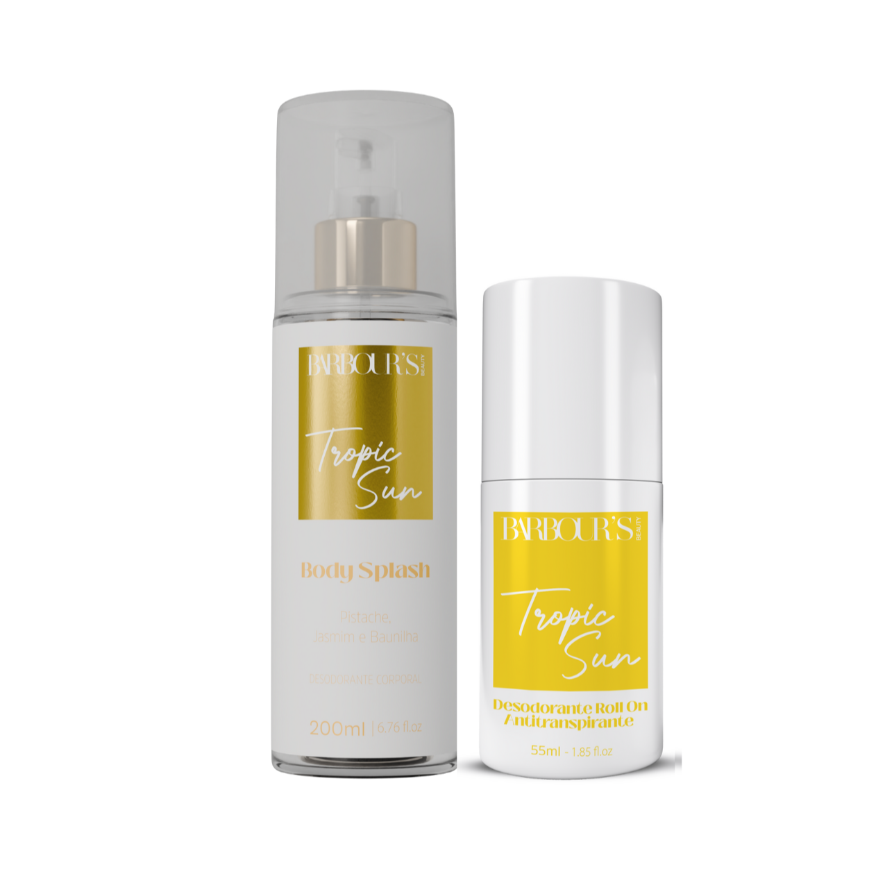Kit Body Splash + Desodorante Roll-on Tropic Sun