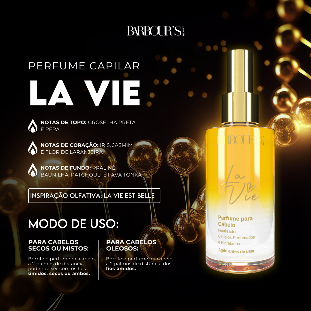 Kit 2 Perfumes de Cabelo - La Vie e Affair