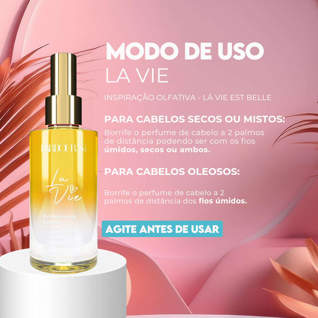 Kit 2 Perfumes de Cabelo - La Vie e Affair