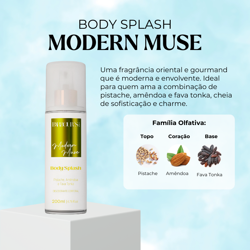 Body Splash Modern Muse Desodorante Colônia 200ml