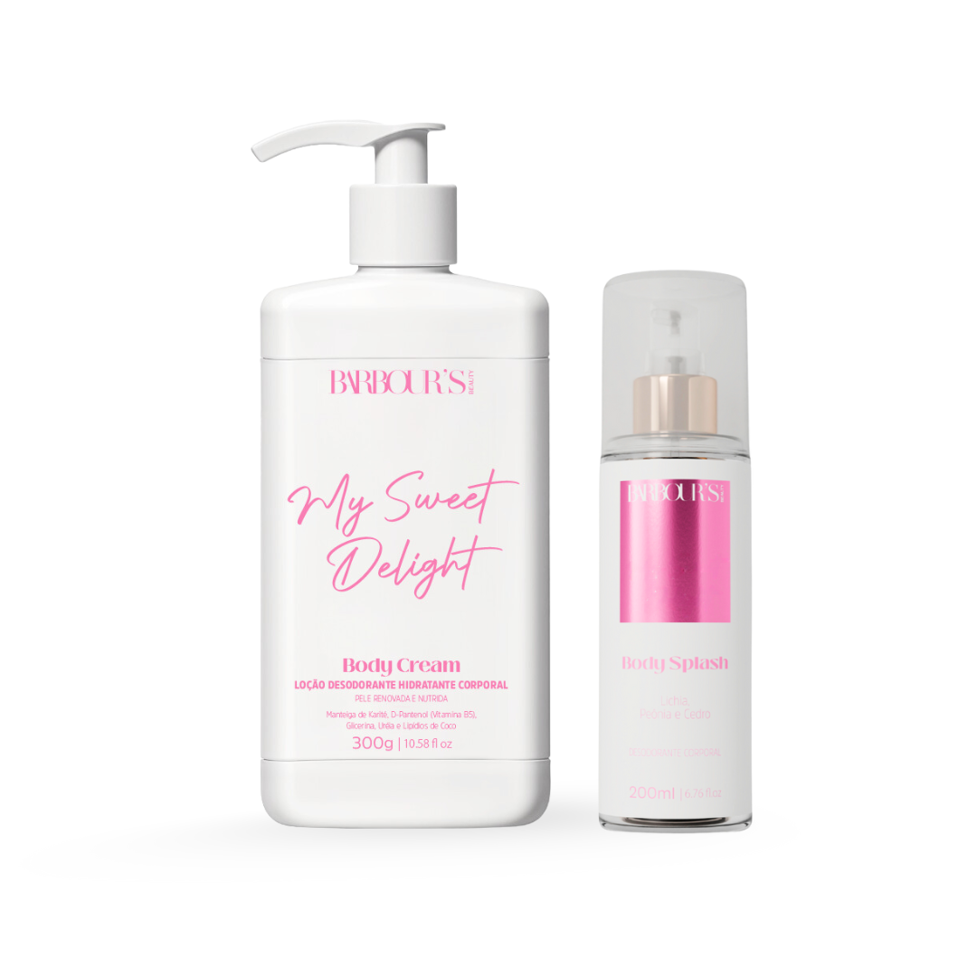 Kit My Sweet Delight -  Body Splash e Body Cream