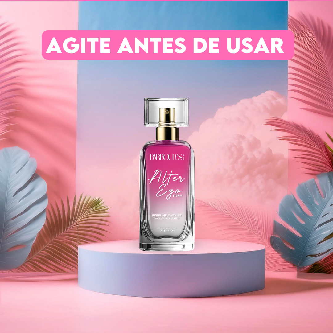 Perfume para cabelo Alter Ego Rose / finalizador termoativo