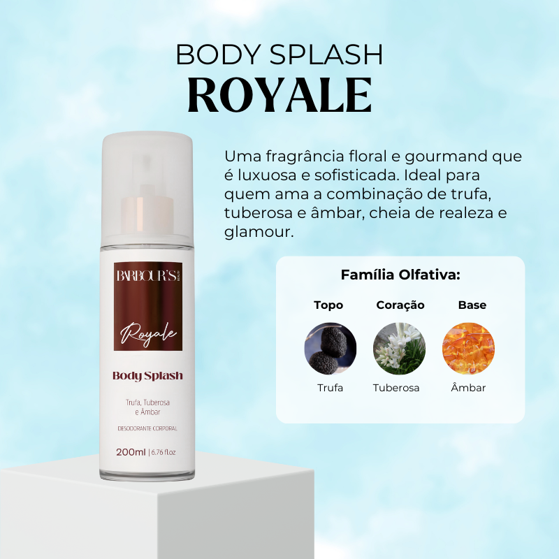 Body Splash Royale Desodorante Colônia 200ml
