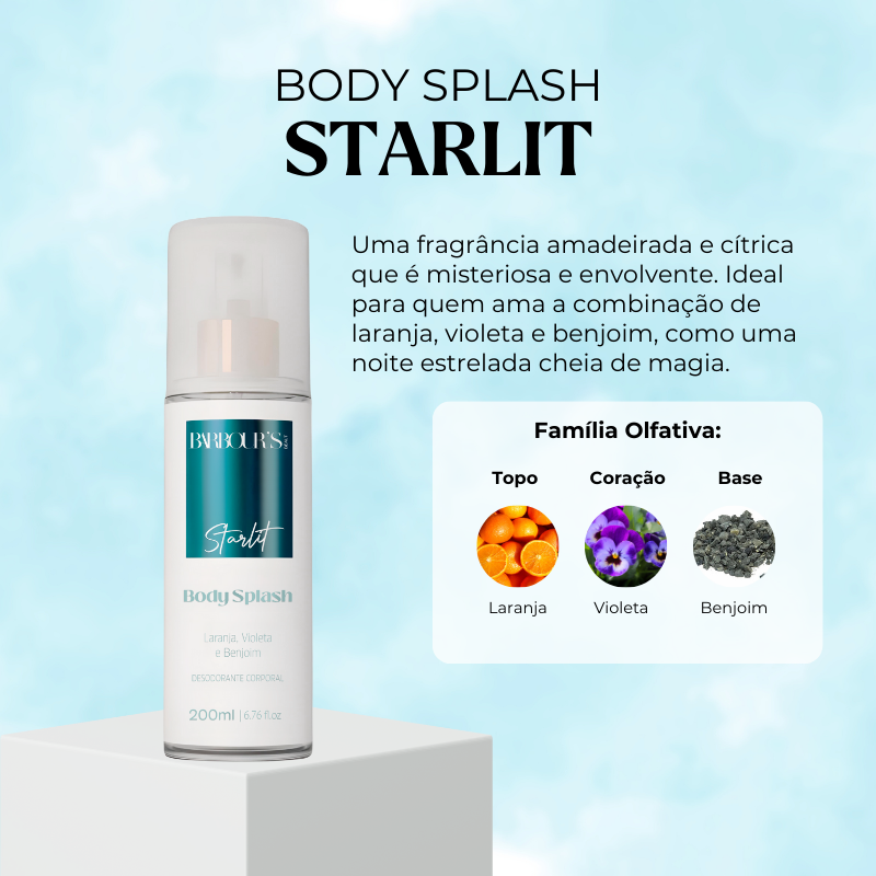 Body Splash Starlit Desodorante Colônia 200ml