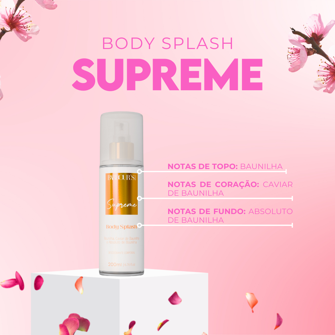 Body Splash Supreme Desodorante Colônia 200ml