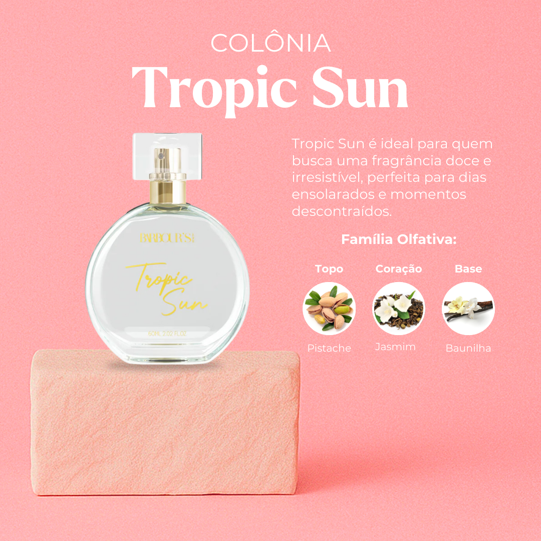 Kit Desodorante Colônia e Perfume Capilar - Tropic Sun