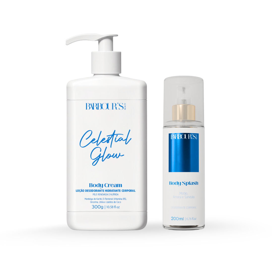 Kit Celestial Glow -  Body Splash e Body Cream - Image 1