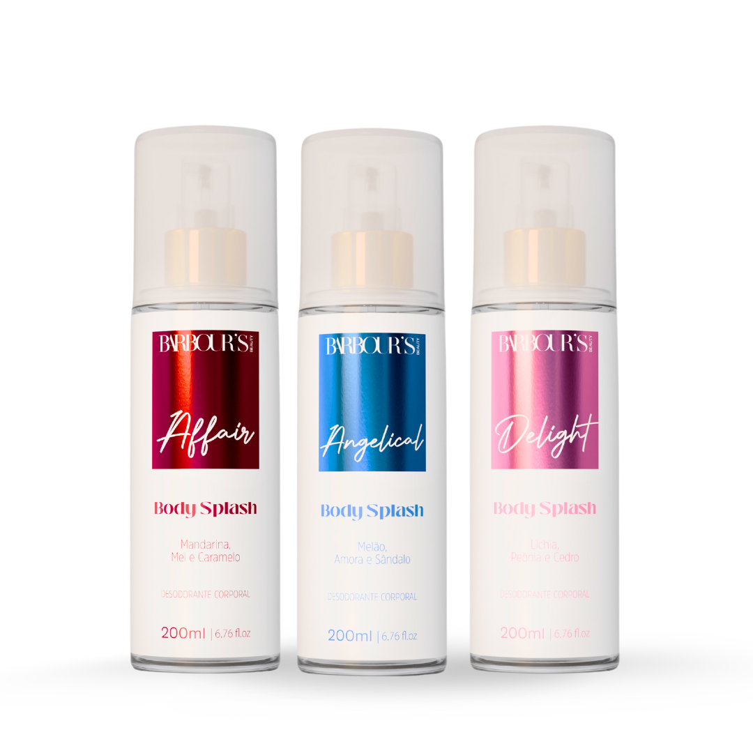 Kit 3 Body Splash - Angelical, Affair, Delight