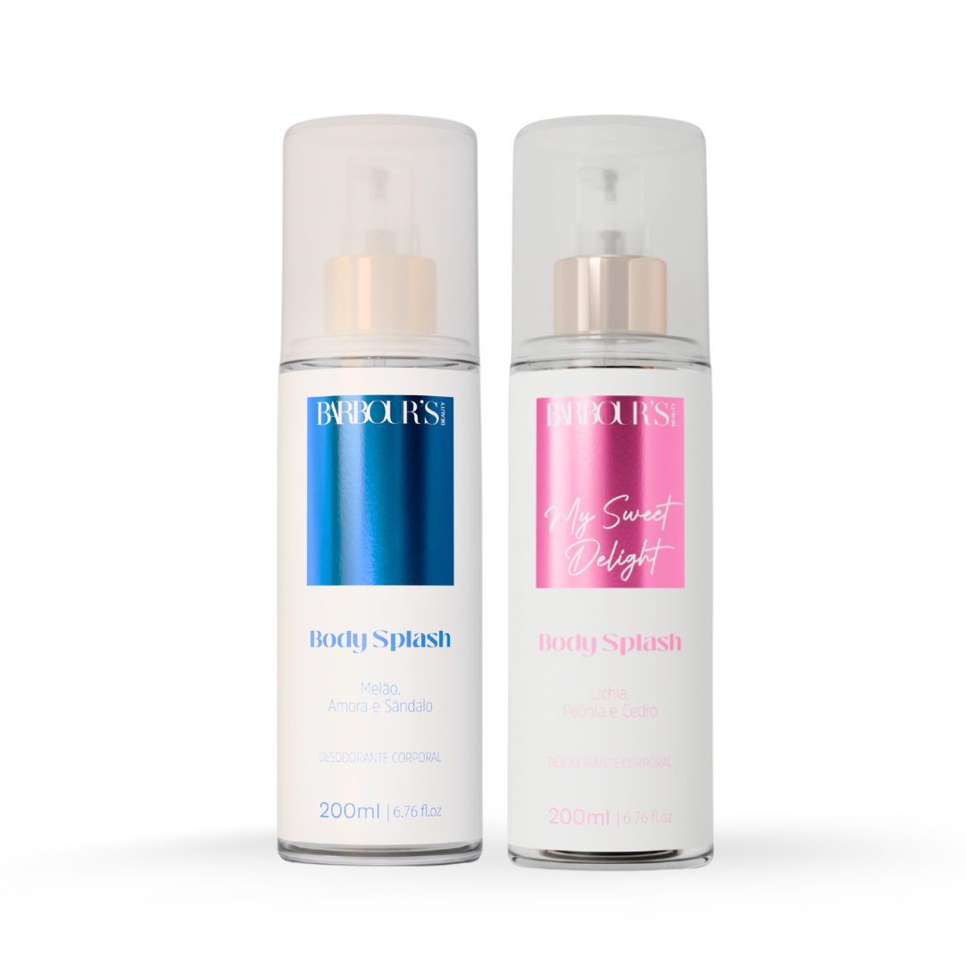 Kit 2 Body Splash Desodorante Colônia 200ml - Celestial Glow, My Sweet Delight