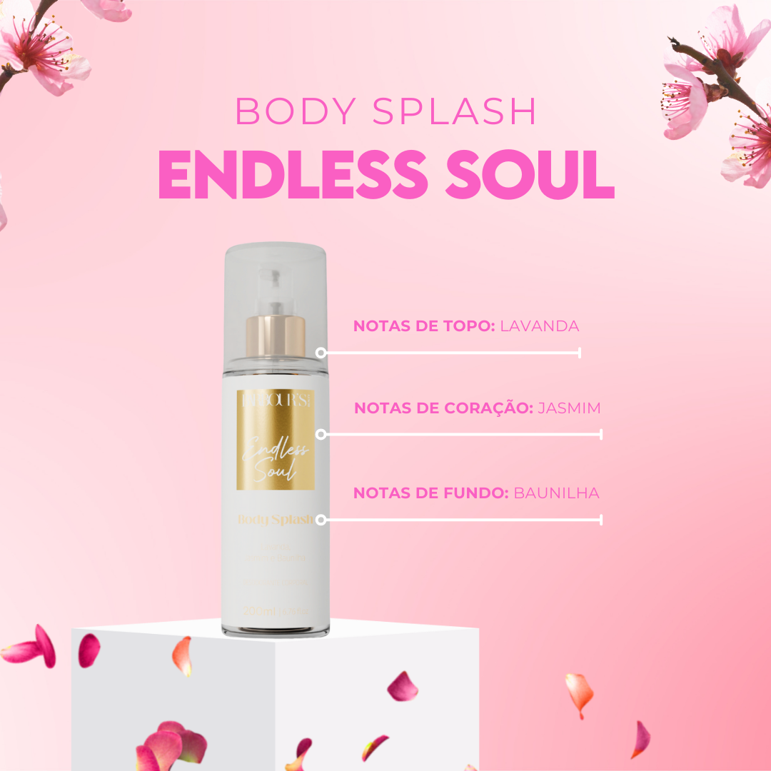 Body Splash Endless Soul Desodorante Colônia 200ml