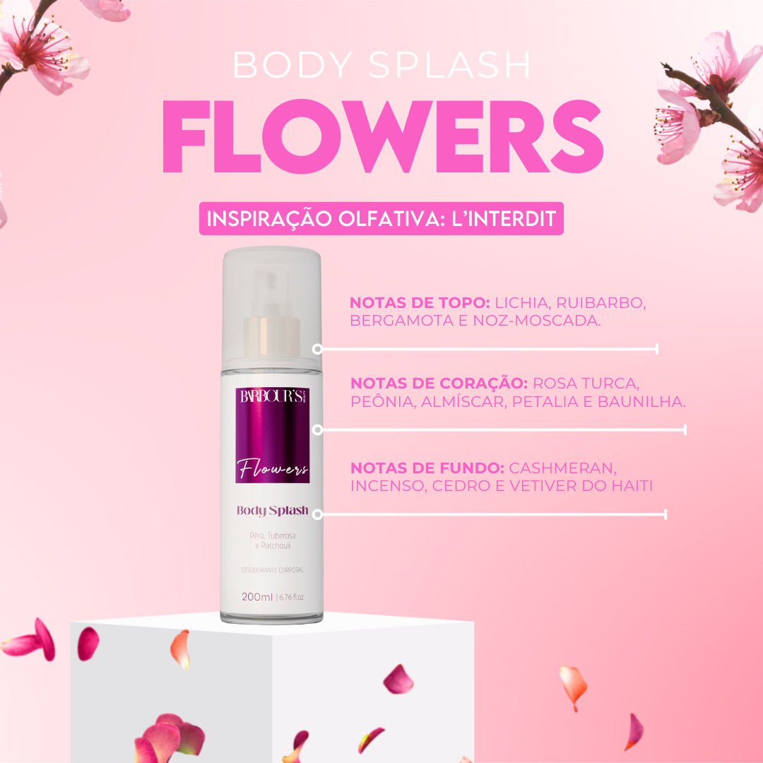 Kit 2 Body Splash - Roses, Flowers