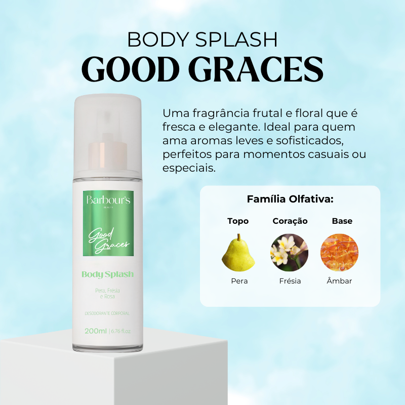 Body Splash Good Graces Desodorante Colônia 200ml