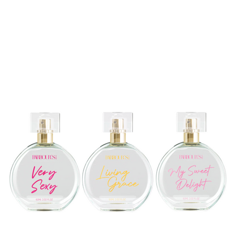 Kit 3 Desodorante Colônia 60ml - Very Sexy, Living Grace e My Sweet Delight