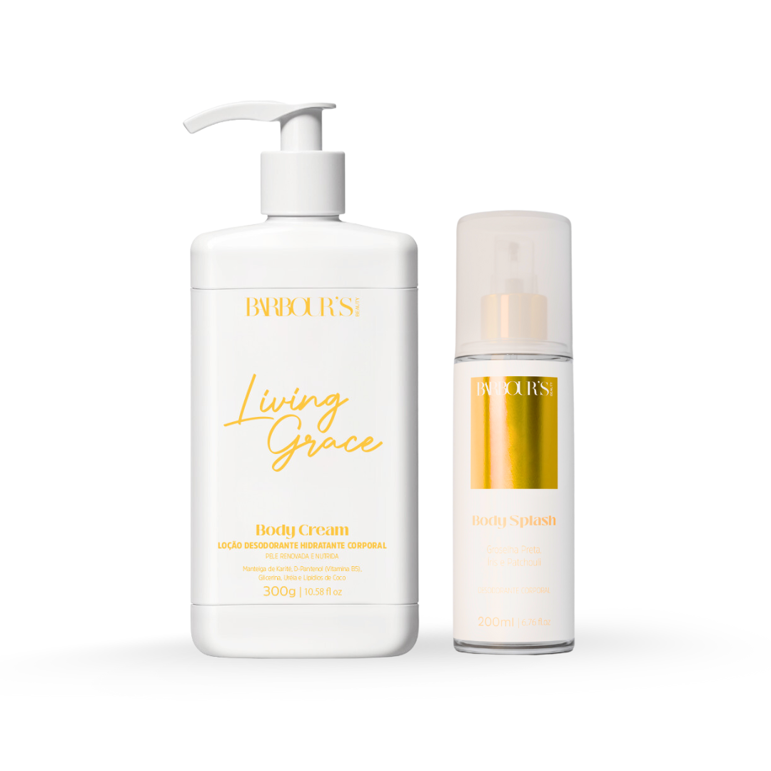 Kit Living Grace  -  Body Splash e Body Cream