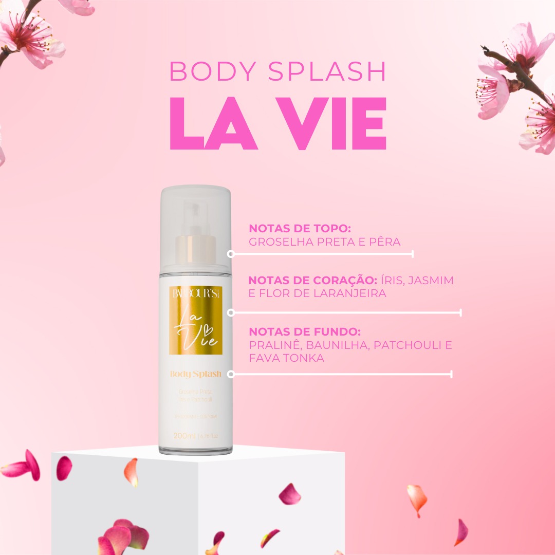 Body Splash La Vie Desodorante Colônia 200ml