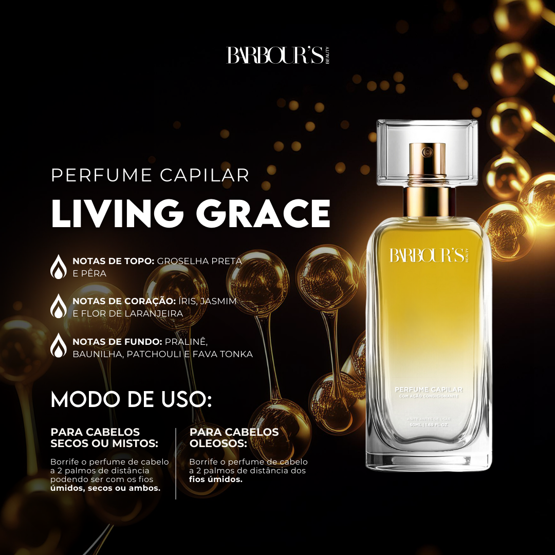 Kit 2 Perfumes de Cabelo - Living Grace e Very Sexy