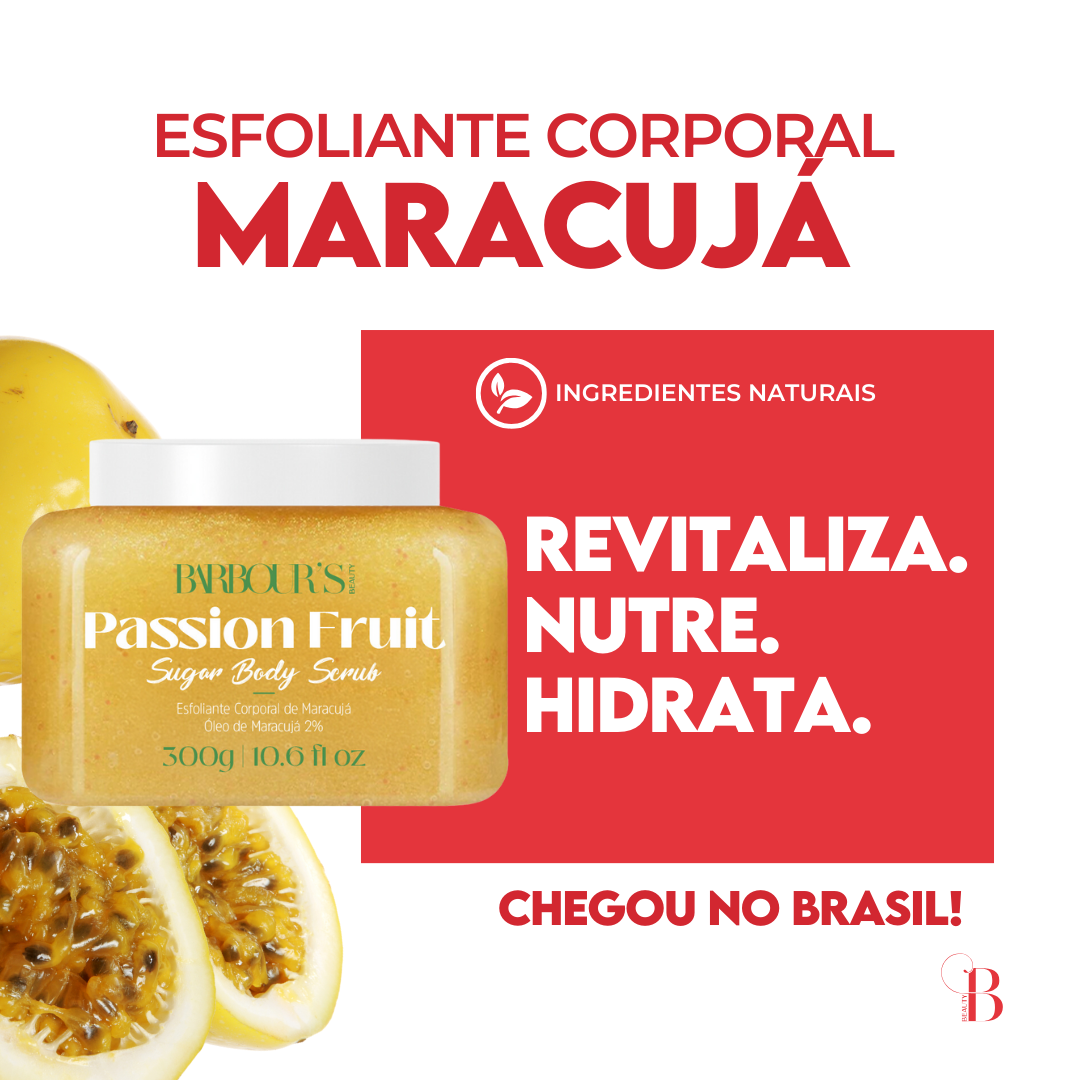 Kit 2 Esfoliantes Corporais - Pitaya e Maracujá