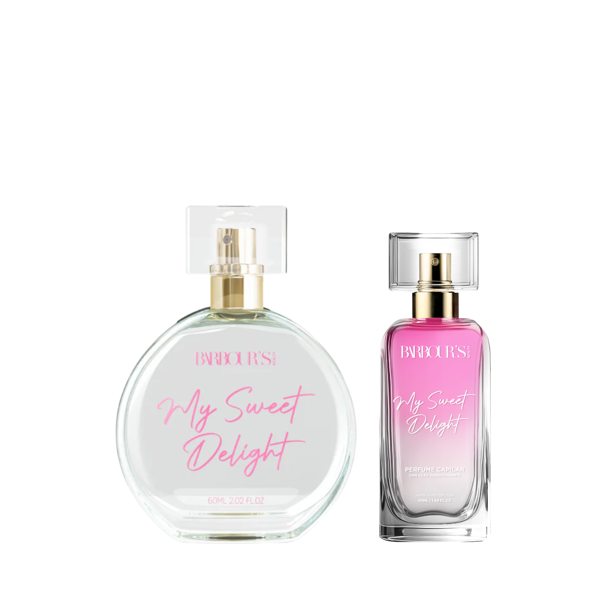 Kit Desodorante Colônia e Perfume Capilar - My Sweet Delight