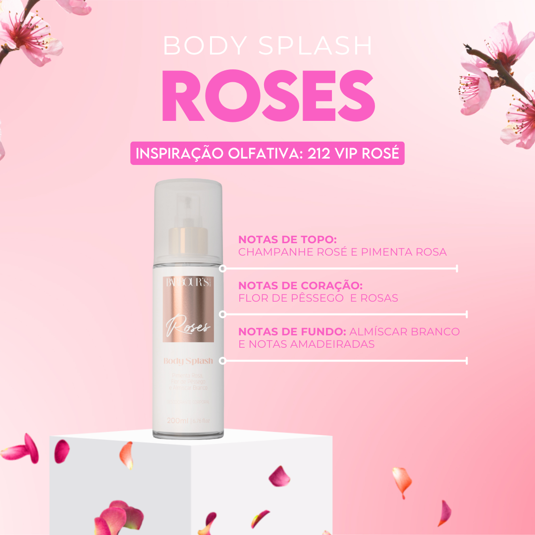 Kit 2 Body Splash - Roses, La Vie