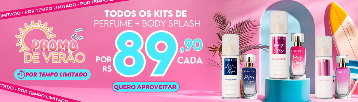 Kits Promocionais - Perfume e Body Splash