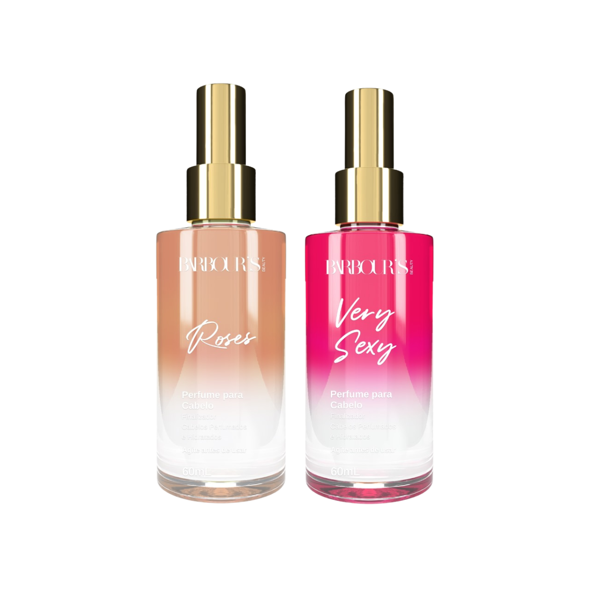 Kit 2 Perfumes de Cabelo - Very Sexy e Roses